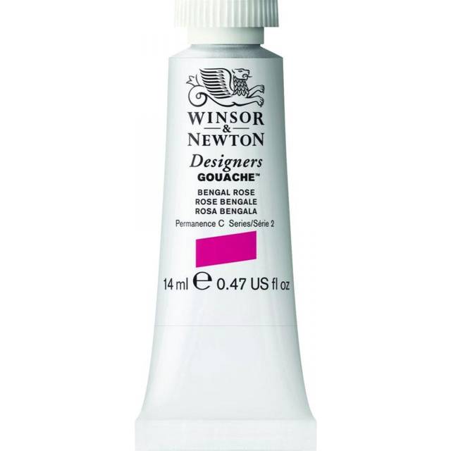 Winsor  Newton Designers Gouache  14 ml 047oz tube  Bengal Rose