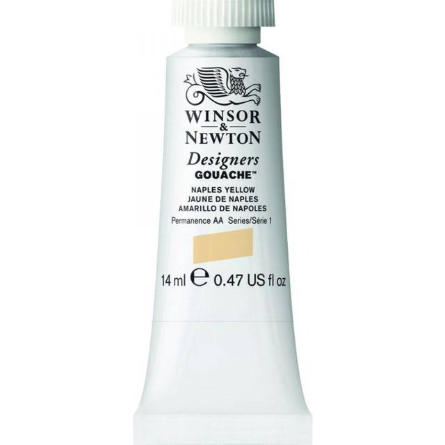 Winsor & Newton Designers Gouache Naples Yellow 422