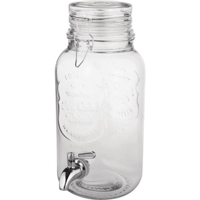 Olympia Clip-Top Water Dispenser Printed Ice Cold Drink, 3,6Ltr