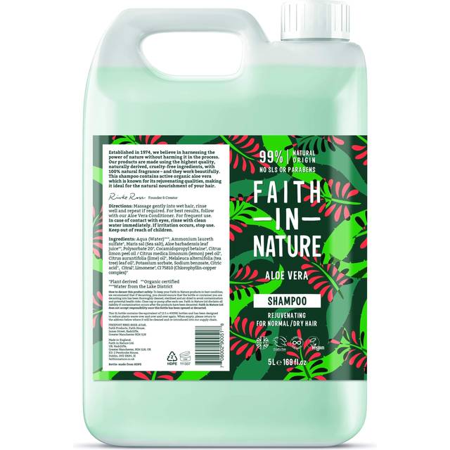 Faith In Nature Aloe Vera Shampoo - 5L