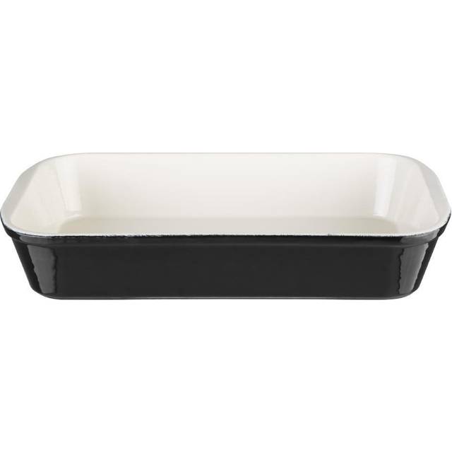 Vogue Cast Iron Roasting Dish Black