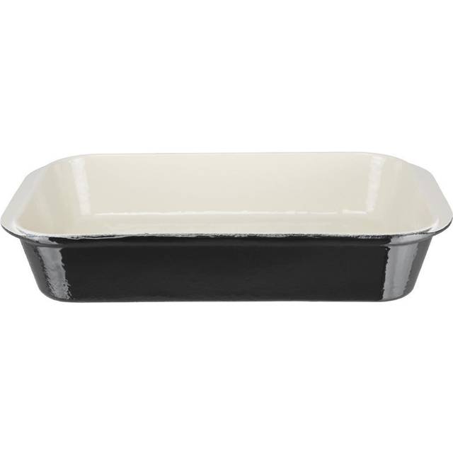 Vogue Black Cast Iron Roasting Dish Large