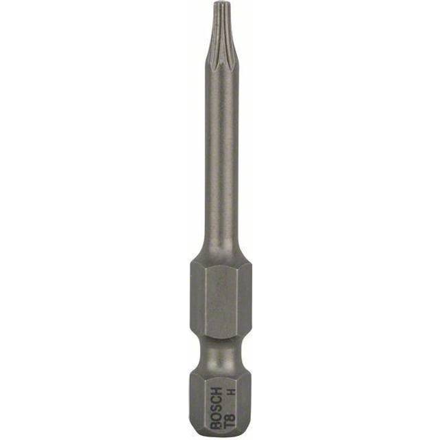 Bosch Extra Hard Torx Screwdriver Bit T8 50mm Pack of 1