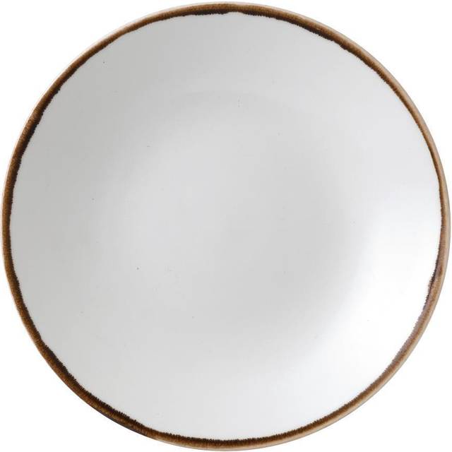 Dudson Harvest Deep Coupe Plates Natural 281mm (Pack of 12)