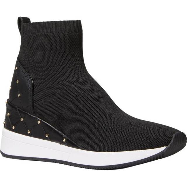Michael Kors Womens Skyler Bootie Trainers - Black Textile - Size UK 6.5