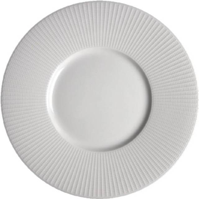 Steelite Willow White Gourmet Plate Medium Well 11.25" (1 x 6)