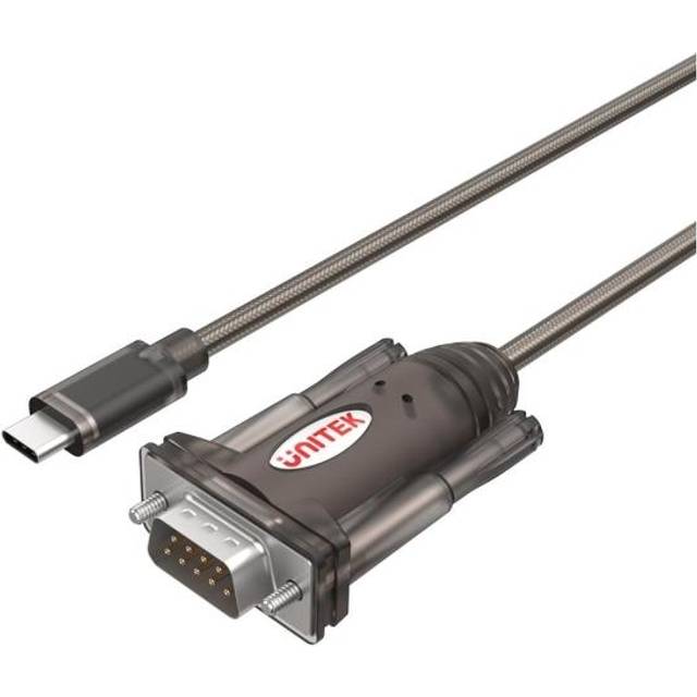 Unitek Y-1105K - USB / seriell kabel - 24 pin USB-C till RS-232 - 1.5 m