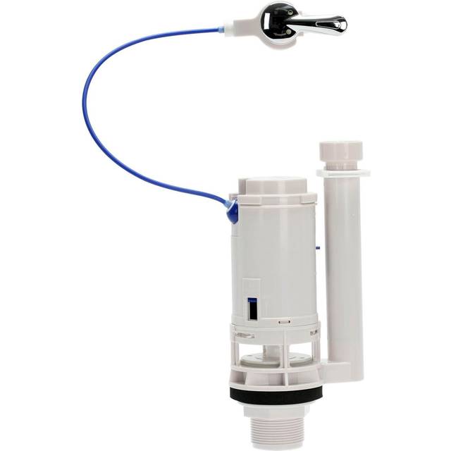 Fluidmaster Lever Cistern Dual Flush Valve - 38mm - White & Blue
