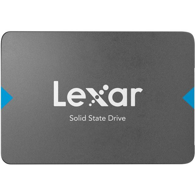 Lexar NQ100 2,5” SATA III (6Gb/s) 480GB SSD, Upp till 550MB/s Read Solid State Drive, Intern SSD för bärbar dator, Stationär dator/PC (LNQ100X480G-RNNNG)