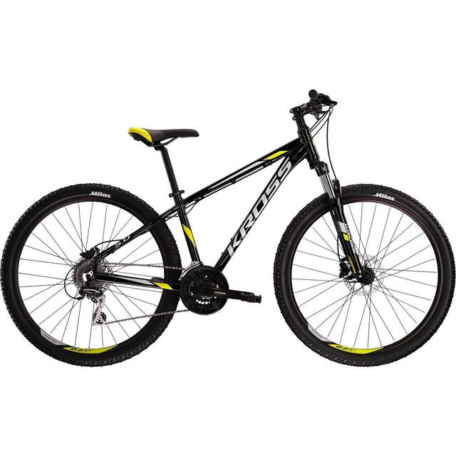 Kross Hexagon 5.0 Mountainbike Svart/Lime/Grå, Str. M (M)