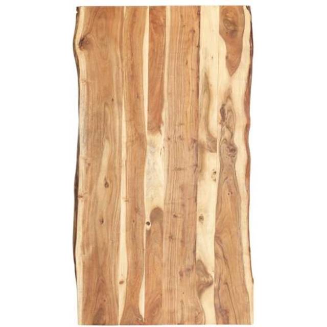 vidaXL Table Top Solid Acacia Wood 118x(50-60)x3.8 cm - Brown