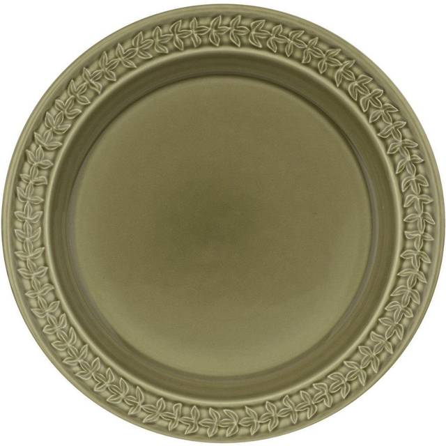 Portmeirion Botanic Garden Earthenware Harmony Plates, Set Of 4, Moss Green