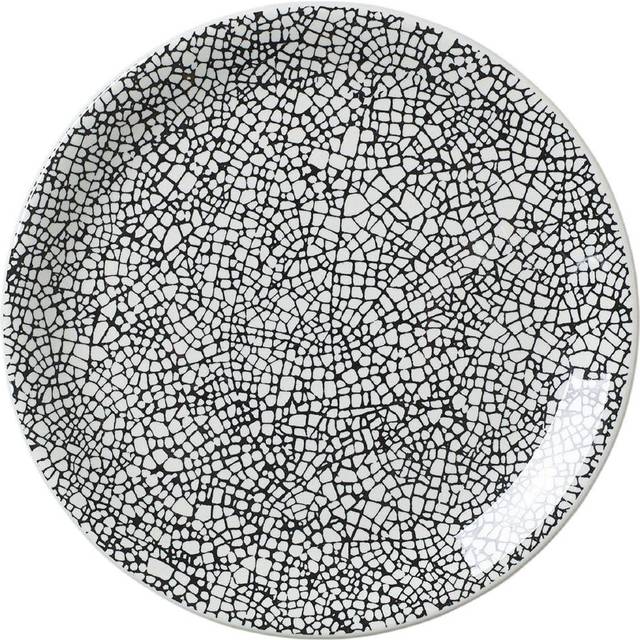 Steelite Ink Crackle Black Coupe Plate 6" (1 x 12)