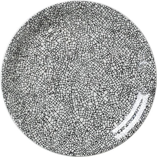 Steelite Ink Crackle Black Coupe Plate 8" (1 x 12)