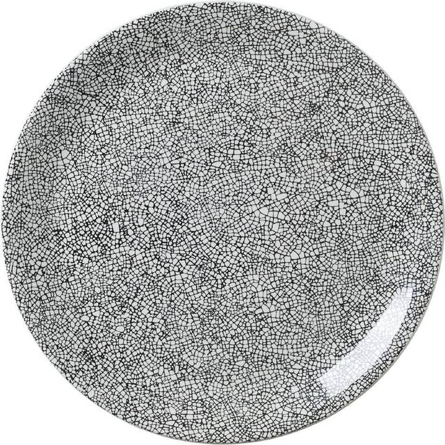 Steelite Ink Crackle Black Coupe Plate 11.75" (1 x 12)
