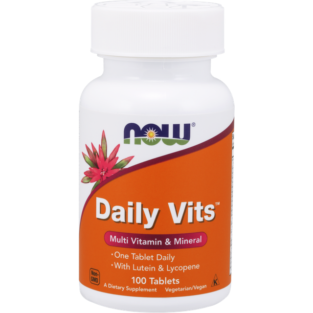 NOW Foods  Daily Vits  Multi Vitamin & Mineral  100 Tablets