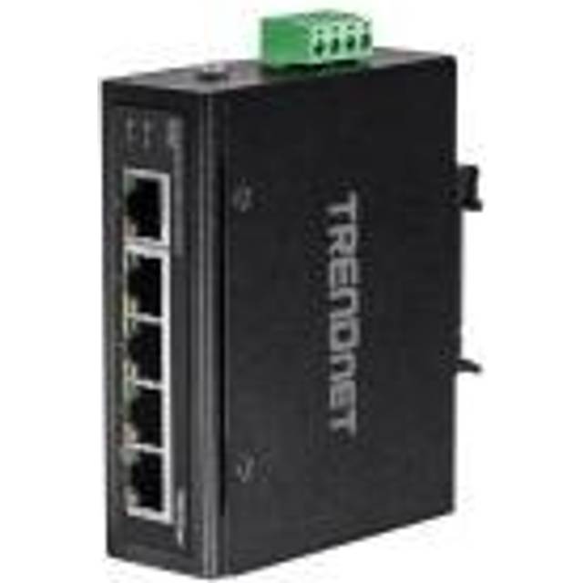 TRENDnet TI-E50 5-Port Industrial Fast Ethernet DIN-Rail Switch