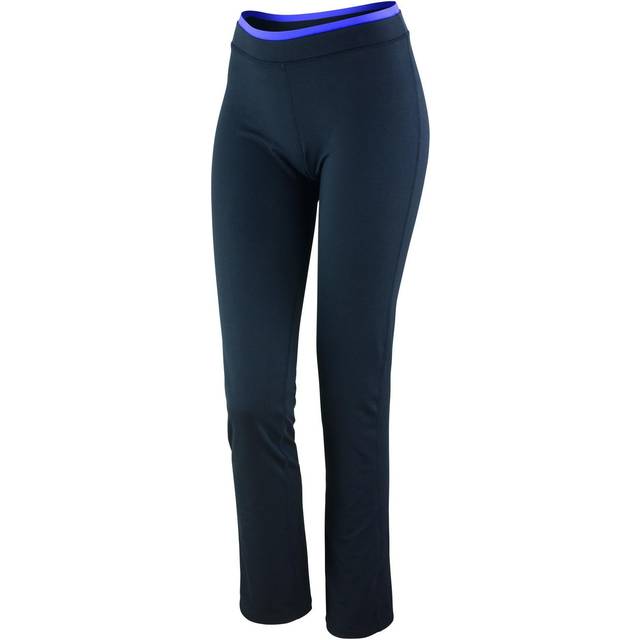 (S, Black / Lavender) Spiro Womens/Ladies Fitness Trousers/Bottoms