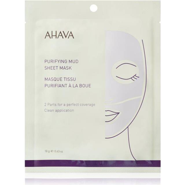 Ahava Ansigtspleje Time To Clear Purifying Mud Sheet Mask 18 g