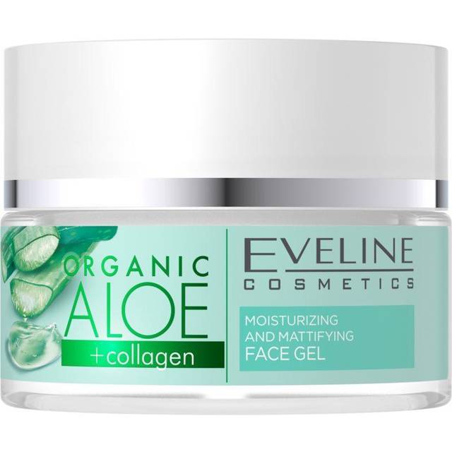 Eveline Cosmetics Organic Aloe Moisturizing Mattifying Face Gel 3in1 normal and combination skin (5903416027928) 50ml