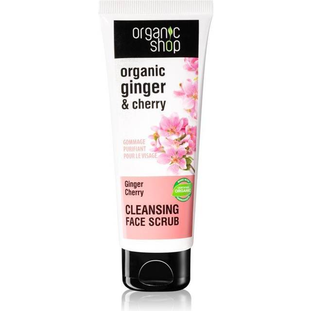 Organic Shop Cleansing face scrub Cherry and ginger 75ml