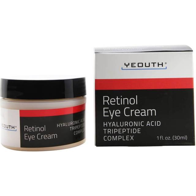 Retinol Eye Cream 2.5% from YEOUTH Boosted w/Retinol, Hyaluronic Acid, Caffeine, Green Tea, Anti Wrinkle, Anti Aging, Firm Skin, Even Skin Tone,