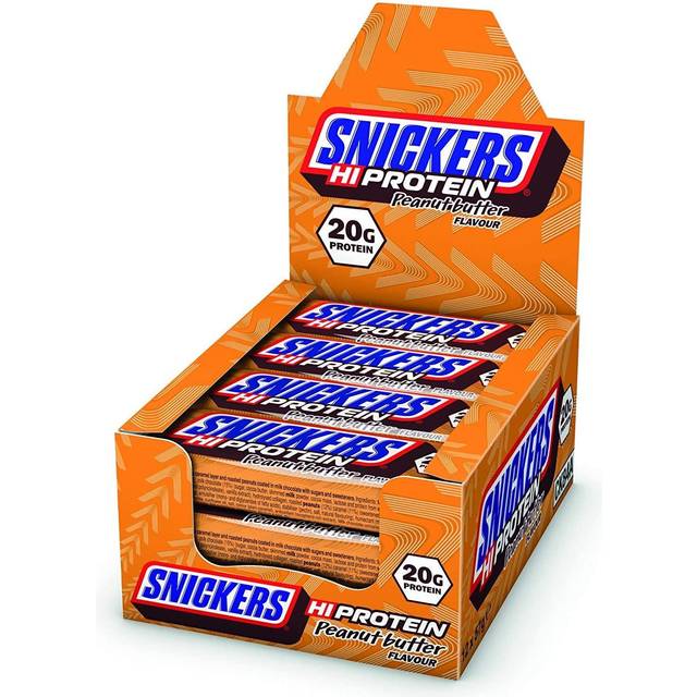 12 x Snickers Protein Bar 57 g Jordnötssmör