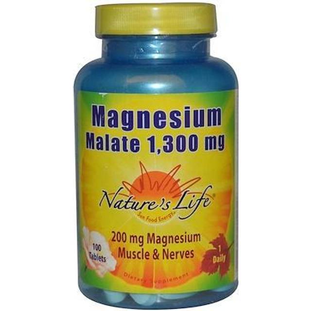 Nature's Life  Renewing Magnesium Malate  200 mg  100 Tablets