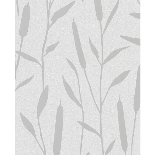 Noordwand Wallpaper Wall Panel Wall Sticker Topchic Reed Plumes Metallic Grey
