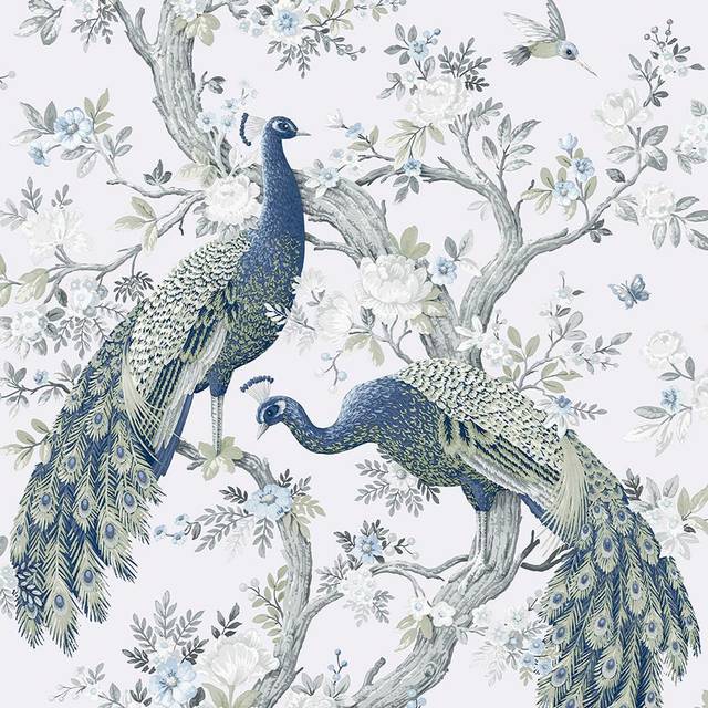 Laura Ashley Belvedere Wallpaper, Midnight
