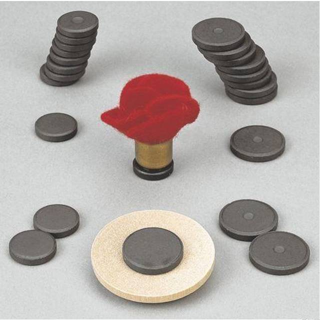 Playbox Magneter Mörkgrå Ø15-20mm - 24 st