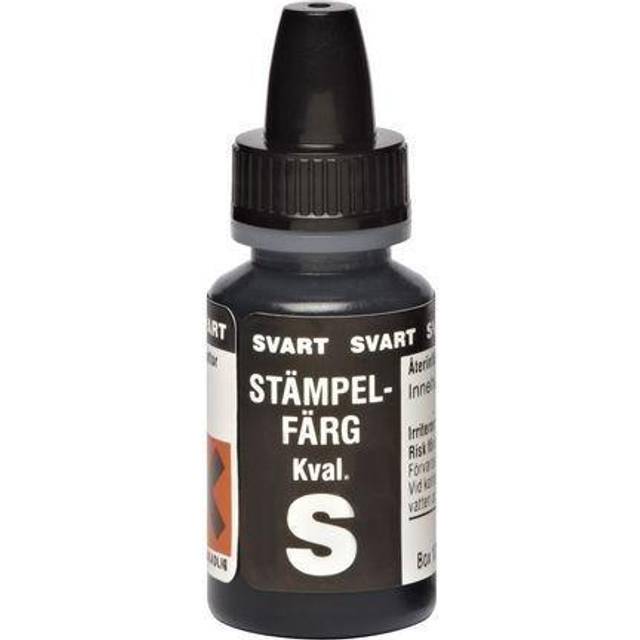 Stämpelfärg självfärgande 10ml svart