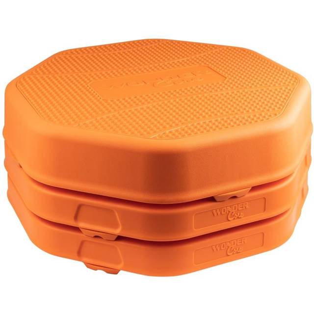 Wonder Core Mini Aerobic Step Orange Sporting Goods Exercise Fitness Step
