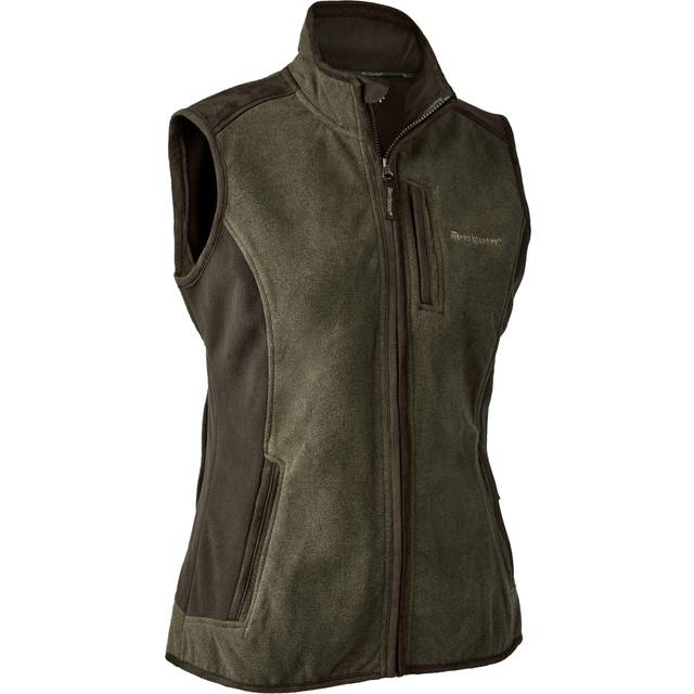 Deerhunter Lady Pam Bonded Fleeceväst Dam Graphite Green Melange 48 (36)