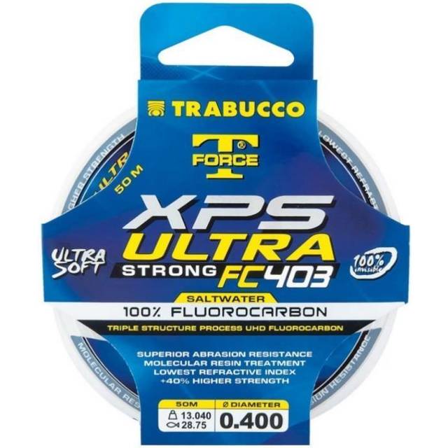 Trabucco XPS Ultra Fluorocarbon Saltwater-0.450mm