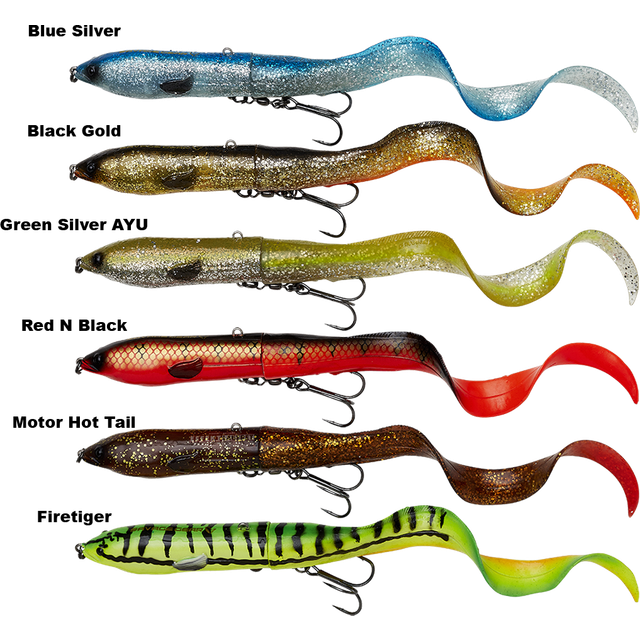 SG 3D Hard Eel 17 cm Slow Sinking Motor Hot Tail