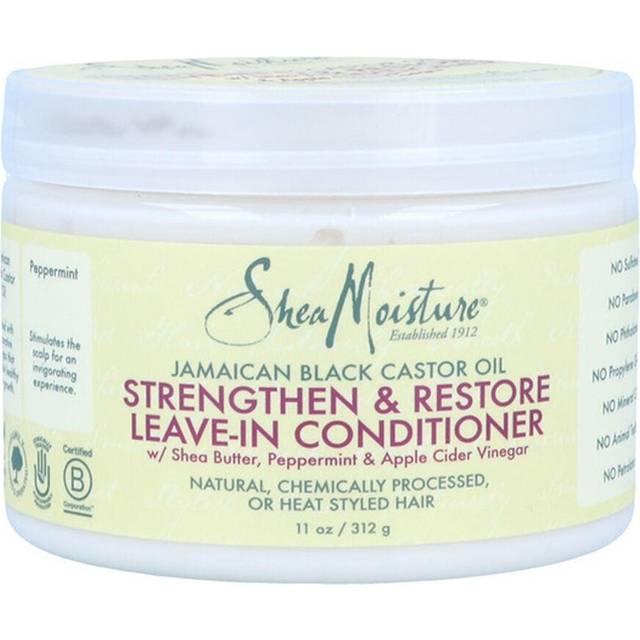 Sheamoisture Strengthen & Restore Leave-In Conditioner Jamaican Black Castor Oil, 340 ml