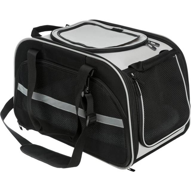 Trixie Valery transportväska och bädd - B 29 x T 49 x H 31 cm - Svart/Grå