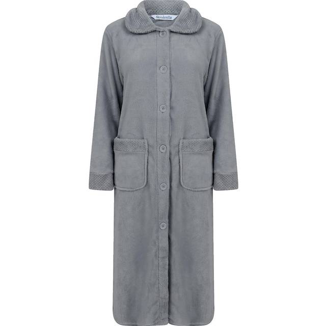 (Grey, Small) Slenderella HC4301 Women's Dressing Gown