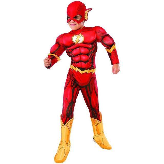 (Large) Official Rubies 610832S000 Boys Deluxe Flash Small Children's Costumes DC Justice League The