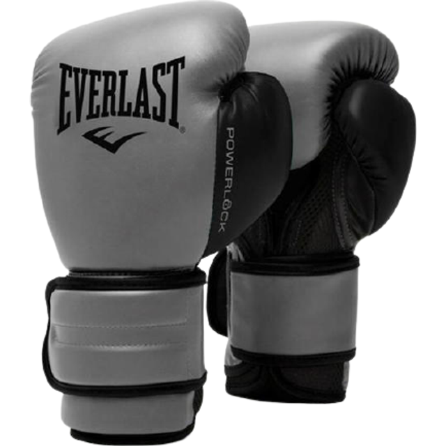Everlast Powerlock 2R Boxningshandskar - Grå (16 OZ)