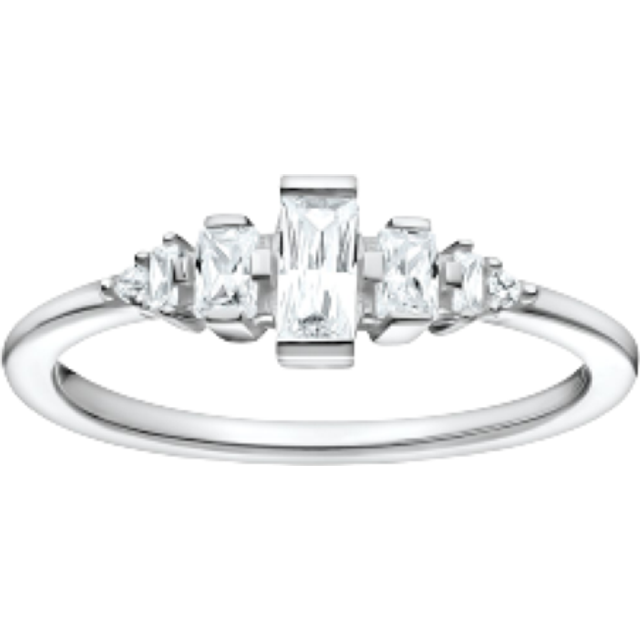 Thomas Sabo Ring vintage white stones silver white TR2347-051-14-50 - silver-coloured/white
