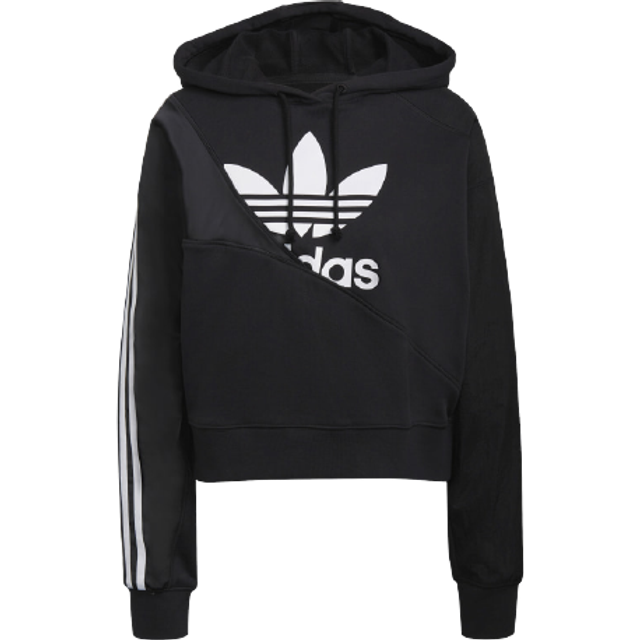 adidas Adicolor Split Trefoil Hoodie - Black (42)