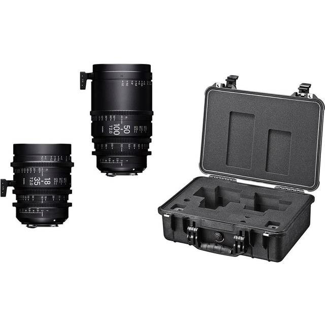 Sigma Cine High Speed Zoom Metric Lens Kit - Canon Mount