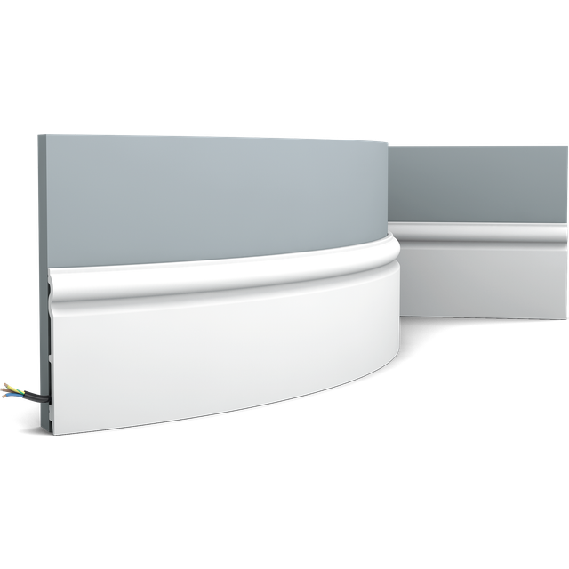 Orac Decor SX138F AXXENT Skirting flexible moulding baseboard moulding 2 m