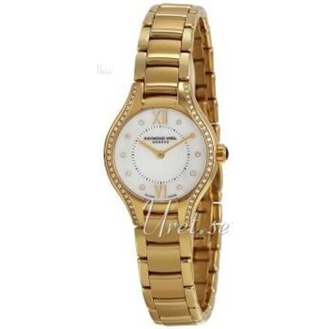 Raymond Weil Women's Noemia 24 Diamond Bezel Bracelet Strap Watch, Gold