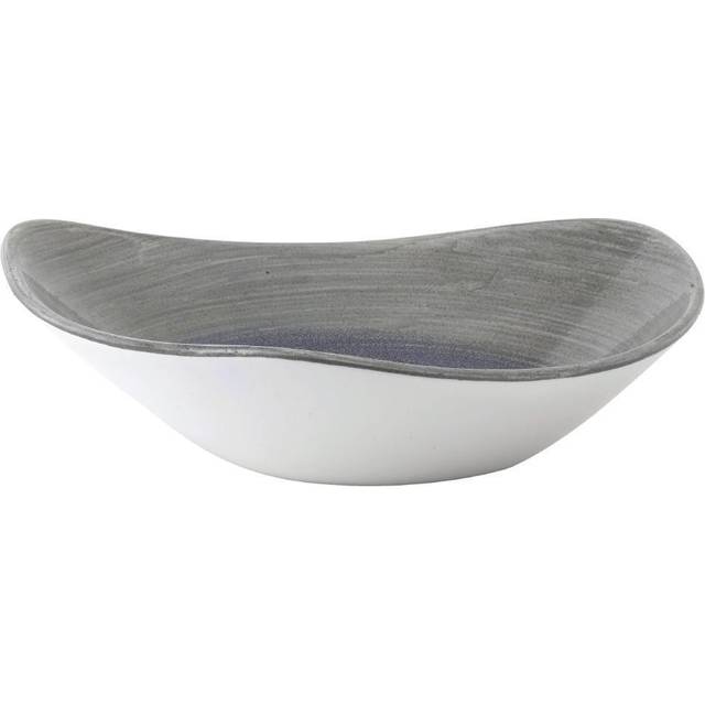 Churchill Stonecast Aqueous Lotus Bowl Grey 229mm (Pack of 12)