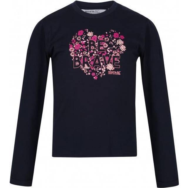 Regatta Unisex barn Wenbie Ii T-shirt, Marinblått Xsp, 3 År