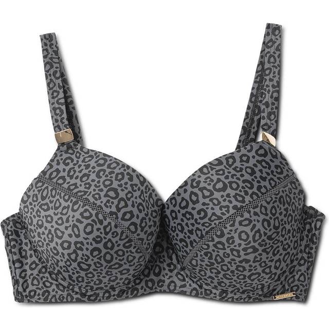 Panos Emporio Panthera Calypso Bikini Bra - Black/Grey - G 40 * Kampanj *