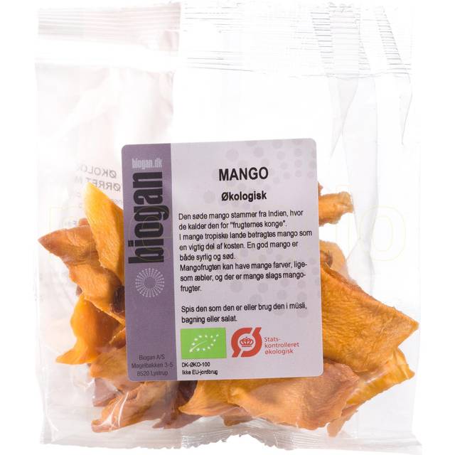 Biogan Mango torkad Ekologisk - 75 g